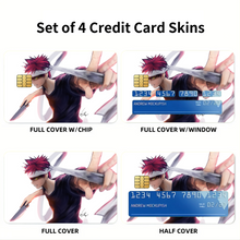 Load image into Gallery viewer, Anime Food Wars: Shokugeki no Soma Credit Card Skins (4-in-1 Pack)