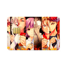 Load image into Gallery viewer, Anime Food Wars: Shokugeki no Soma Credit Card Skins (4-in-1 Pack)