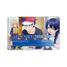 Load image into Gallery viewer, Anime Food Wars: Shokugeki no Soma Credit Card Skins (4-in-1 Pack)