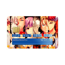 Load image into Gallery viewer, Anime Food Wars: Shokugeki no Soma Credit Card Skins (4-in-1 Pack)
