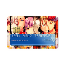 Load image into Gallery viewer, Anime Food Wars: Shokugeki no Soma Credit Card Skins (4-in-1 Pack)