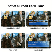 Load image into Gallery viewer, Anime FullMetal Alchemist Credit Card Skins (4-in-1 Pack)