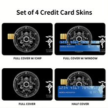 Load image into Gallery viewer, Anime FullMetal Alchemist Credit Card Skins (4-in-1 Pack)