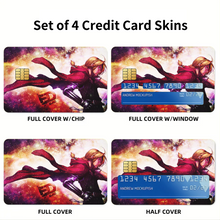Load image into Gallery viewer, Anime FullMetal Alchemist Credit Card Skins (4-in-1 Pack)