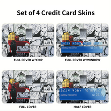 Load image into Gallery viewer, Anime FullMetal Alchemist Credit Card Skins (4-in-1 Pack)
