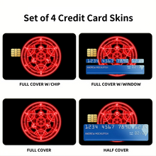 Load image into Gallery viewer, Anime FullMetal Alchemist Credit Card Skins (4-in-1 Pack)