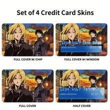 Load image into Gallery viewer, Anime FullMetal Alchemist Credit Card Skins (4-in-1 Pack)