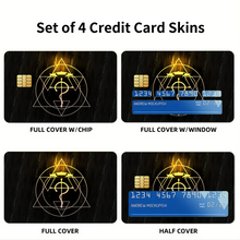 Load image into Gallery viewer, Anime FullMetal Alchemist Credit Card Skins (4-in-1 Pack)