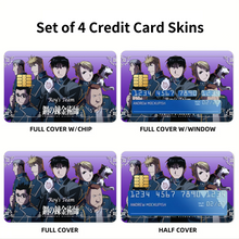 Load image into Gallery viewer, Anime FullMetal Alchemistr Credit Card Skins (4-in-1 Pack)
