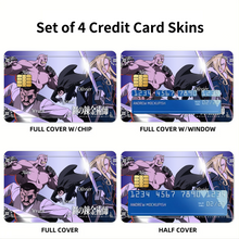 Load image into Gallery viewer, Anime FullMetal Alchemistr Credit Card Skins (4-in-1 Pack)