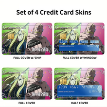 Load image into Gallery viewer, Anime FullMetal Alchemistr Credit Card Skins (4-in-1 Pack)