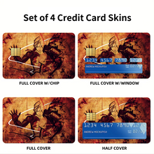 Load image into Gallery viewer, Anime FullMetal Alchemistr Credit Card Skins (4-in-1 Pack)