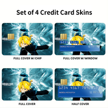 Load image into Gallery viewer, Anime FullMetal Alchemistr Credit Card Skins (4-in-1 Pack)
