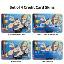 Load image into Gallery viewer, Anime FullMetal Alchemistr Credit Card Skins (4-in-1 Pack)