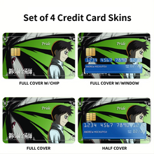 Load image into Gallery viewer, Anime FullMetal Alchemistr Credit Card Skins (4-in-1 Pack)