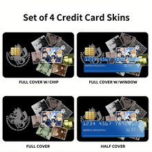 Load image into Gallery viewer, Anime FullMetal Alchemistr Credit Card Skins (4-in-1 Pack)