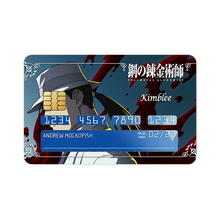 Load image into Gallery viewer, Anime FullMetal Alchemistr Credit Card Skins (4-in-1 Pack)