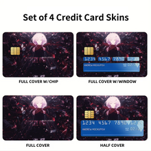 Load image into Gallery viewer, Anime Guilty Crown Credit Card Skins (4-in-1 Pack)