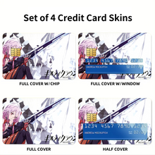 Load image into Gallery viewer, Anime Guilty Crown Credit Card Skins (4-in-1 Pack)