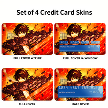 Load image into Gallery viewer, Anime Guilty Crown Credit Card Skins (4-in-1 Pack)