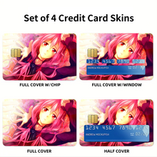 Load image into Gallery viewer, Anime Guilty Crown Credit Card Skins (4-in-1 Pack)