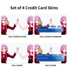 Load image into Gallery viewer, Anime Guilty Crown Credit Card Skins (4-in-1 Pack)