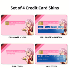 Load image into Gallery viewer, Anime Guilty Crown Credit Card Skins (4-in-1 Pack)