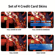 Load image into Gallery viewer, Anime Guilty Crown Credit Card Skins (4-in-1 Pack)