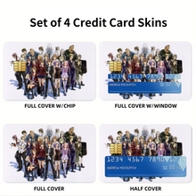 Load image into Gallery viewer, Anime Guilty Crown Credit Card Skins (4-in-1 Pack)