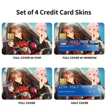 Load image into Gallery viewer, Anime Guilty Crown Credit Card Skins (4-in-1 Pack)