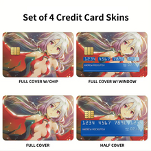 Load image into Gallery viewer, Anime Guilty Crown Credit Card Skins (4-in-1 Pack)
