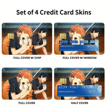 Load image into Gallery viewer, Anime Haikyu!! Credit Card Skins (4-in-1 Pack)