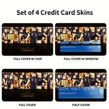 Load image into Gallery viewer, Anime Haikyu!! Credit Card Skins (4-in-1 Pack)