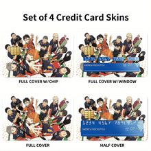 Load image into Gallery viewer, Anime Haikyu!! Credit Card Skins (4-in-1 Pack)