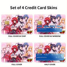 Load image into Gallery viewer, Anime High School DxD Credit Card Skins (4-in-1 Pack)