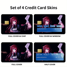 Load image into Gallery viewer, Anime High School DxD Credit Card Skins (4-in-1 Pack)