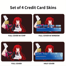 Load image into Gallery viewer, Anime High School DxD Credit Card Skins (4-in-1 Pack)