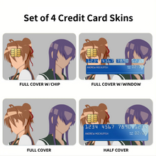 Load image into Gallery viewer, Anime Highschool Of The Dead Credit Card Skins (4-in-1 Pack)