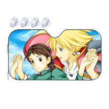 Load image into Gallery viewer, Anime Howl's Moving Castle Car Sunshade