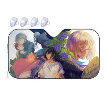 Load image into Gallery viewer, Anime Howl's Moving Castle Car Sunshade