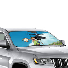 Load image into Gallery viewer, Anime Howl's Moving Castle Car Sunshade