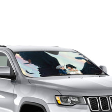 Load image into Gallery viewer, Anime Howl's Moving Castle Car Sunshade