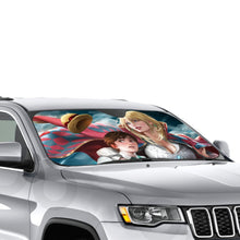 Load image into Gallery viewer, Anime Howl's Moving Castle Car Sunshade