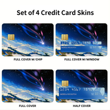 Load image into Gallery viewer, Anime Howl's Moving Castle Credit Card Skins (4-in-1 Pack)