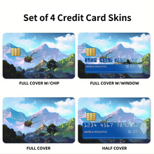 Load image into Gallery viewer, Anime Howl's Moving Castle Credit Card Skins (4-in-1 Pack)
