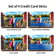 Load image into Gallery viewer, Anime Howl's Moving Castle Credit Card Skins (4-in-1 Pack)