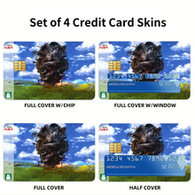 Load image into Gallery viewer, Anime Howl's Moving Castle Credit Card Skins (4-in-1 Pack)