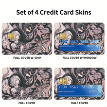 Load image into Gallery viewer, Anime Howl's Moving Castle Credit Card Skins (4-in-1 Pack)