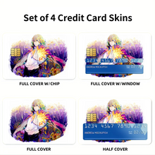 Load image into Gallery viewer, Anime Howl's Moving Castle Credit Card Skins (4-in-1 Pack)