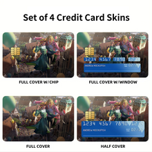 Load image into Gallery viewer, Anime Howl's Moving Castle Credit Card Skins (4-in-1 Pack)